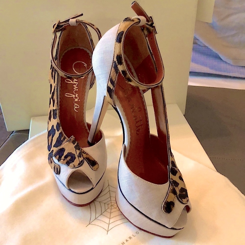 NIB Charlotte Olympia Leopardess Heels: Very collectible!!!